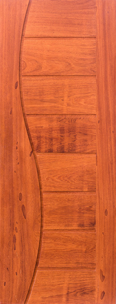 Porta clean com detalhe sinuoso