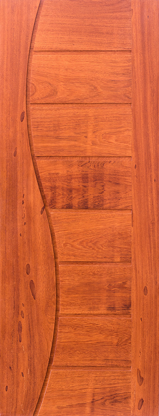 Porta clean com detalhe sinuoso