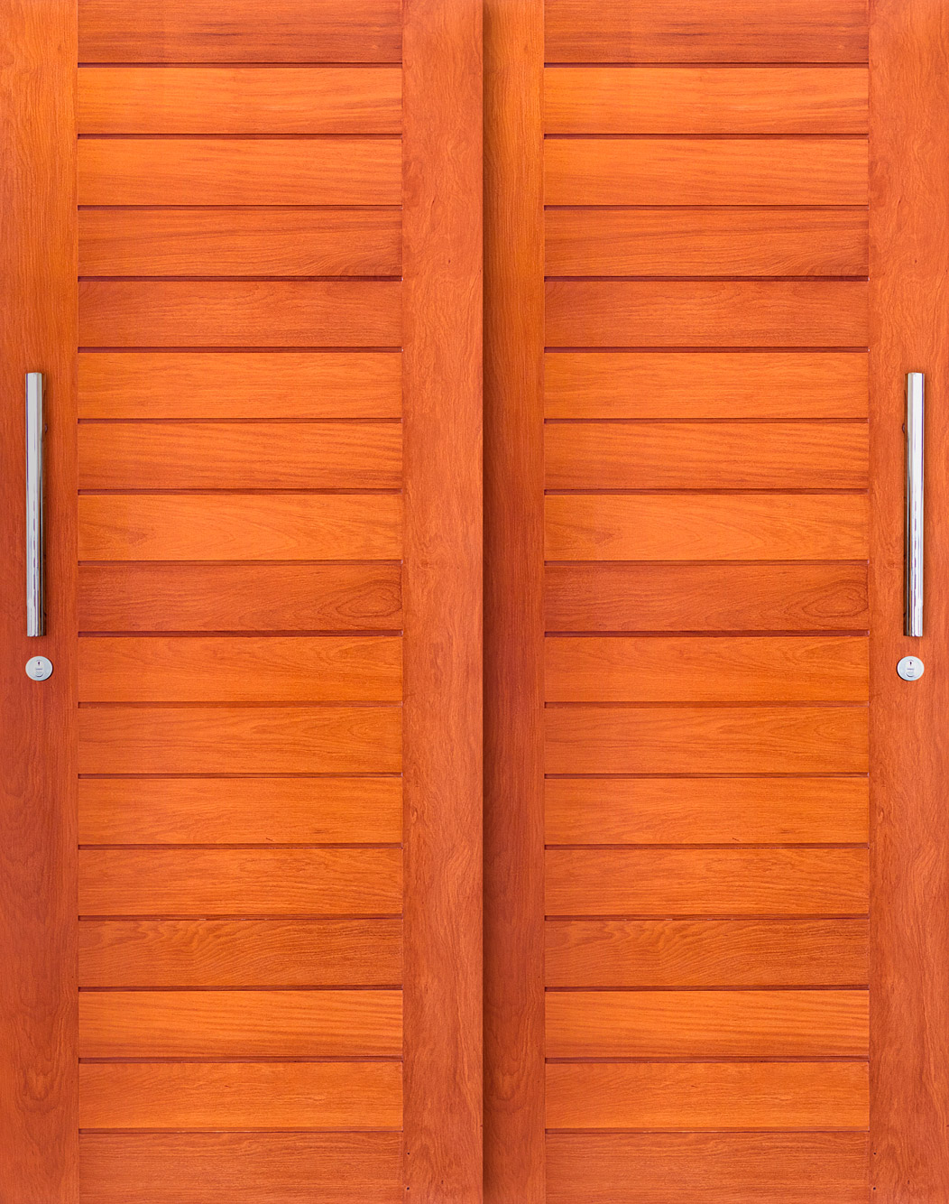 Porta clean com detalhes aproximados de correr