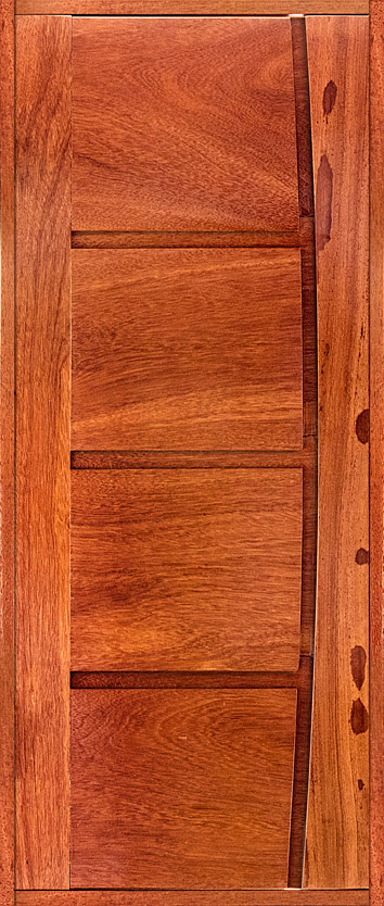Vitrô clean com detalhe abaulado e almofadas