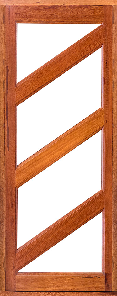 Vitrô traçado diagonal sem almofadas