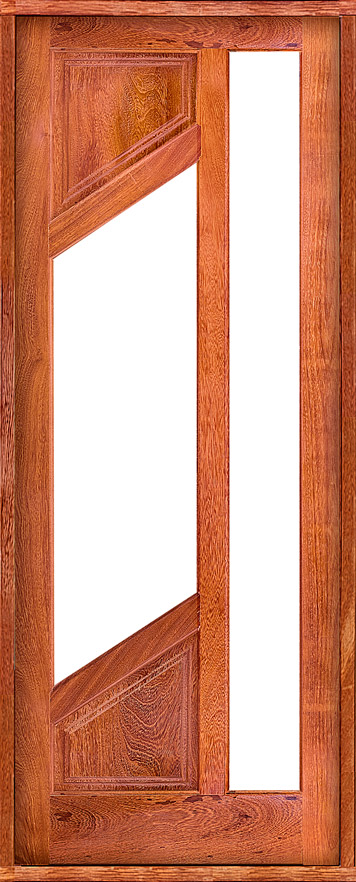 Vitrô abstrato sem almofadas centrais