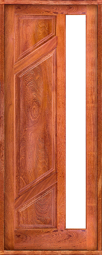 Vitrô abstrato com almofadas laterais