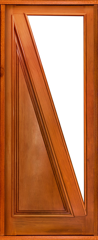 Vitrô traçado único diagonal sem almofada superior
